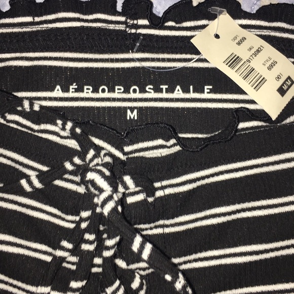 Black and white stripped long sleeve - Picture 2 of 2